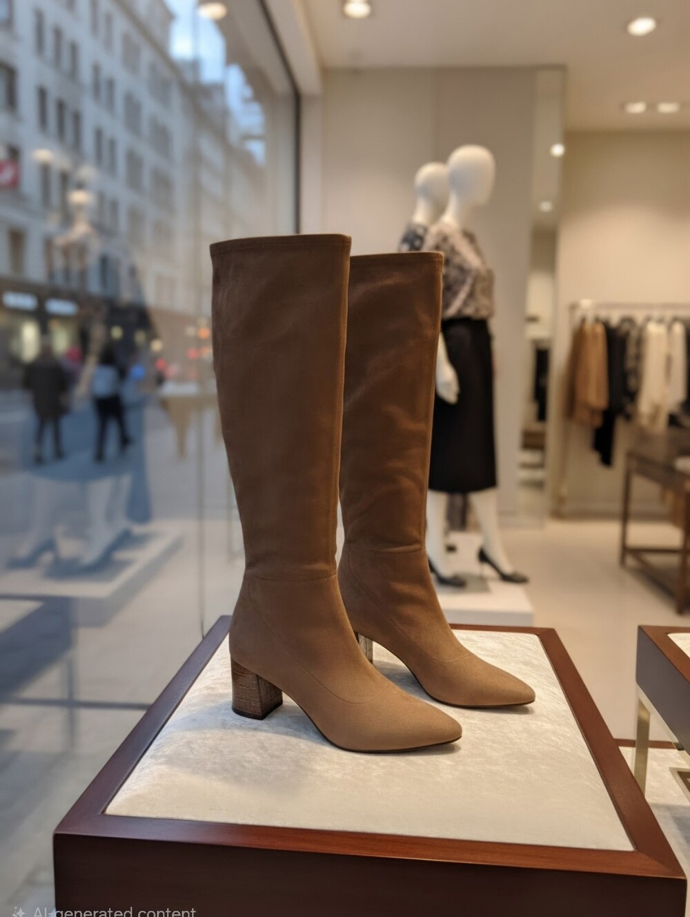DONALD PLINER SOUMA STRETCH SUEDE KNEE HIGH BOOTS WOMEN'S SZ 6 M $278